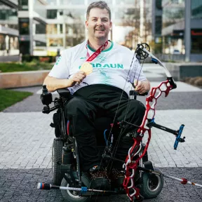 David Drahonínský - příprava na paralympiádu v Paříži
