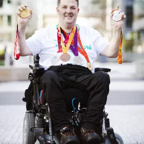 David Drahonínský příprava na Paralympiádu v Paříži