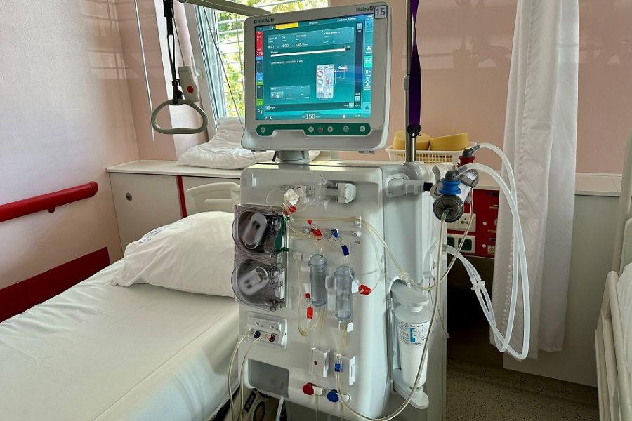 Dialyzační přístroj Dialog iQ v Nemocnici Pelhřimov