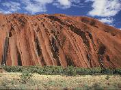 Uluru - posvátná hora Austrálců