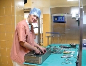 Príprava inštrumentária, Nemocnica Poprad