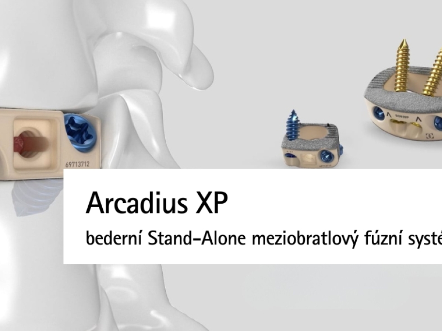 Arcadius XP | bederní Stand-Alone meziobratlový fúzní systém