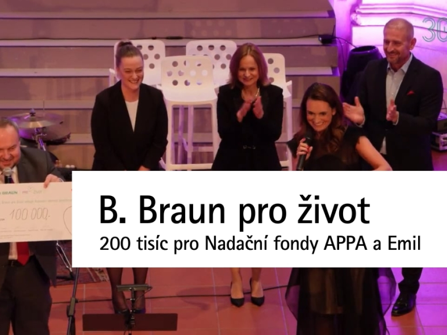 200 tisíc pro Nadační fondy APPA a Emil