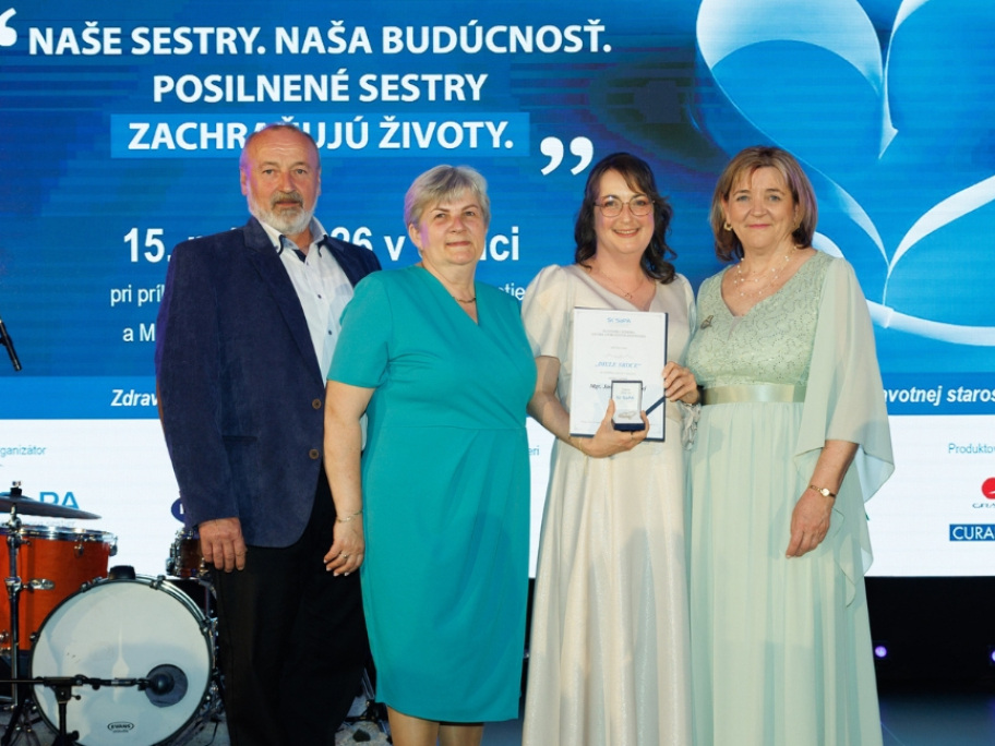 Ocenění Biele srdce pre zdravotnů sestru B. Braun Avitum Bratislava