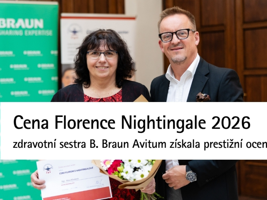 Dialyzační sestra získala ocenění Florence Nightingale