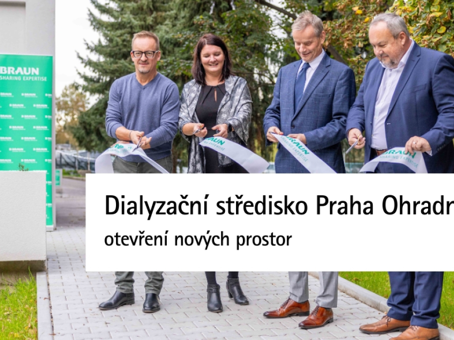 Dialyzační středisko Praha Ohradní | otevření nových prostor