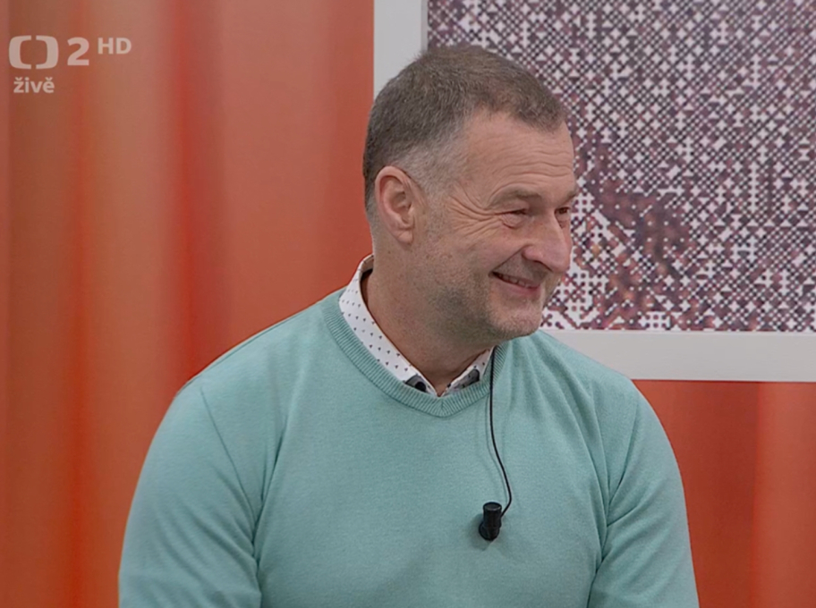 Nefrolog Roman Kantor z B. Braun Avitum hostem Dobrého rána na ČT