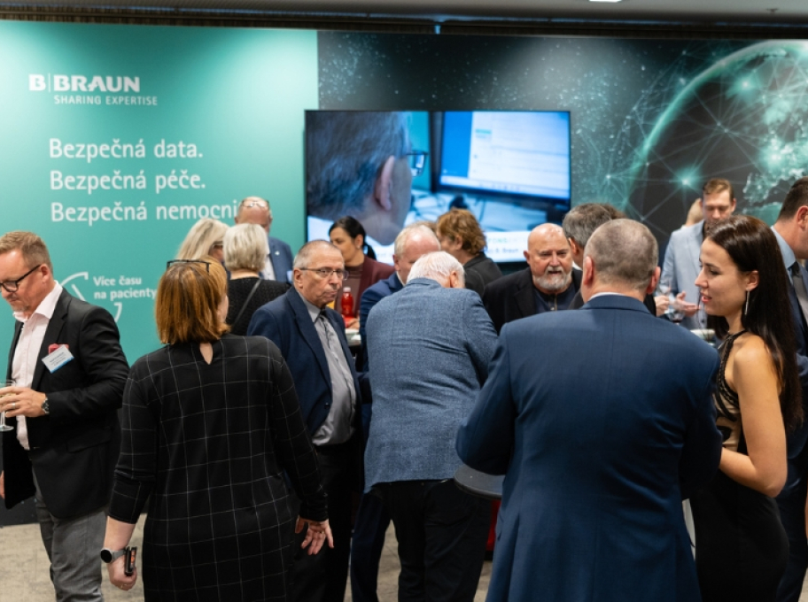 Salónek společnosti B. Braun na konferenci Efektivní nemocnice 2025