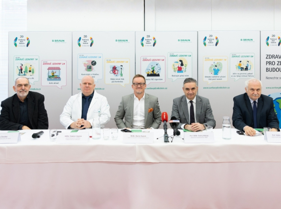 Tisková konference ke Světovému dni ledvin 2026 na dialyzačním středisku B. Braun Avitum v Praze