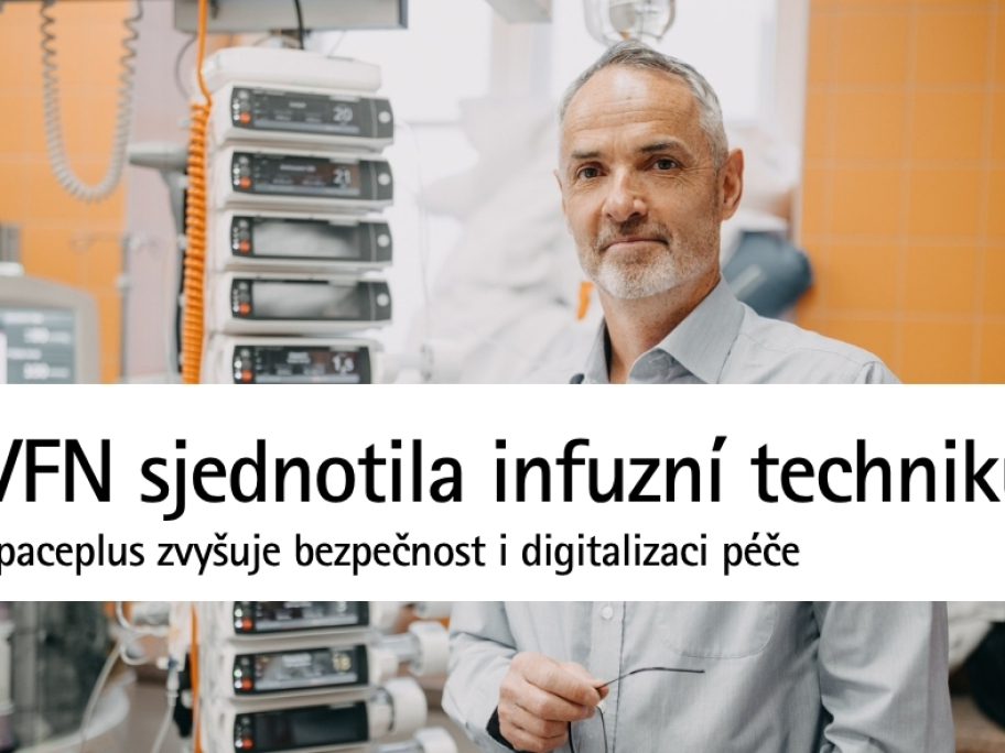 Doc. Bláha z VFN o sjednocení infuzní techniky Spaceplus a zvýšení bezpečnosti pacientů
