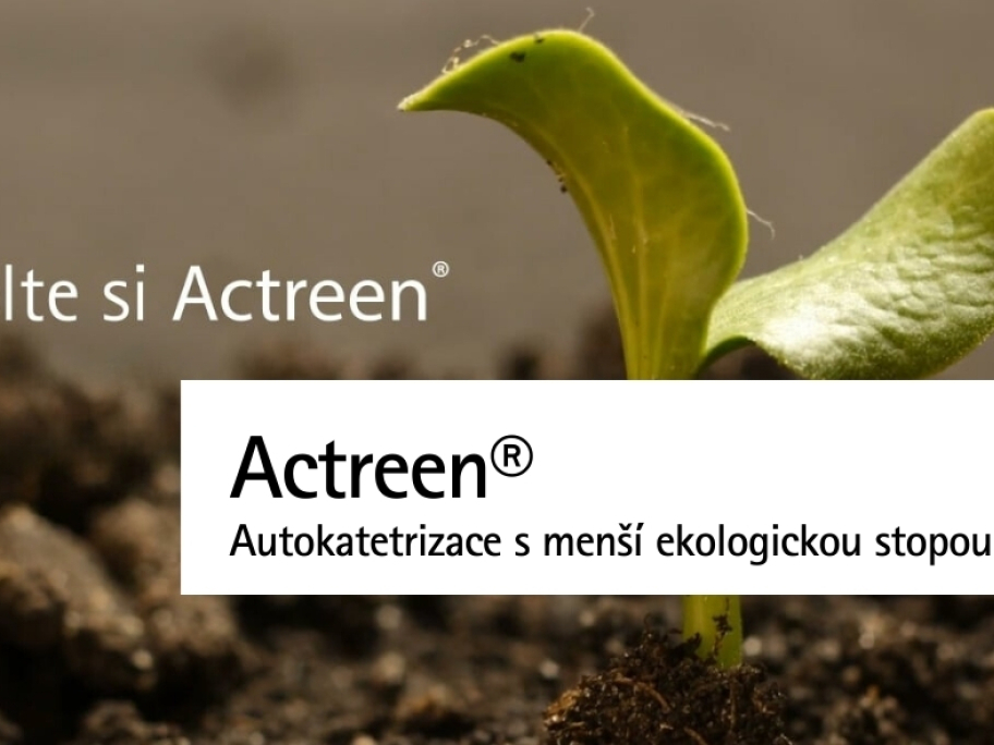 Actreen® – autokatetrizace s menší ekologickou stopou