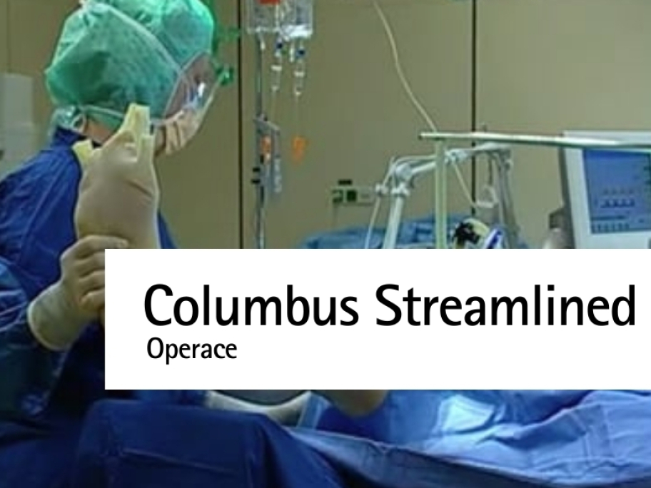 Operace s pomocí Columbus Streamlined