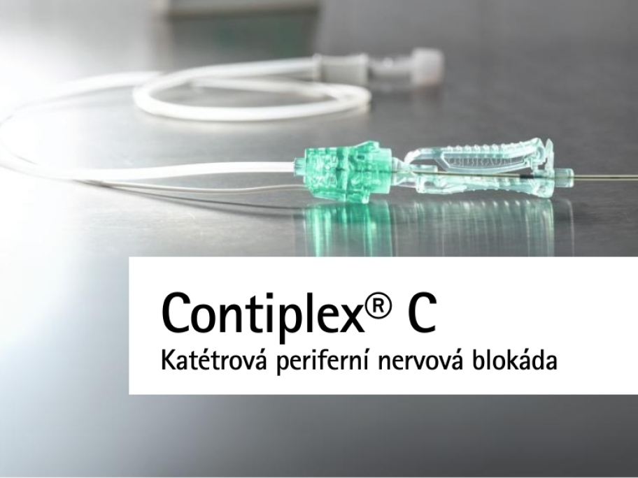 Katetrová kontinuální periferní nervová blokáda Contiplex® C