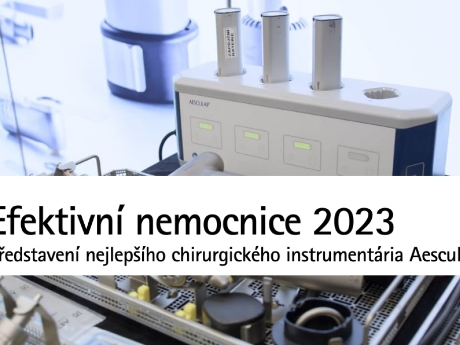 Efektivní nemocnice 2023 | Představení nejlepšího chirurgického instrumentária Aesculap®