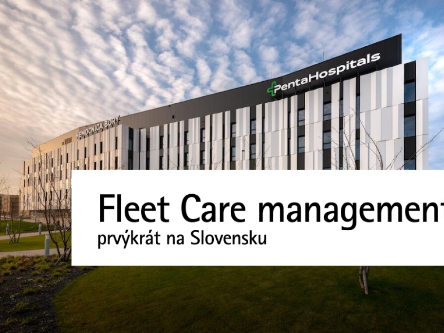 Fleet Care management prvýkrát na SlovenskuInštrumentárium pre Nemocnicu Bory 