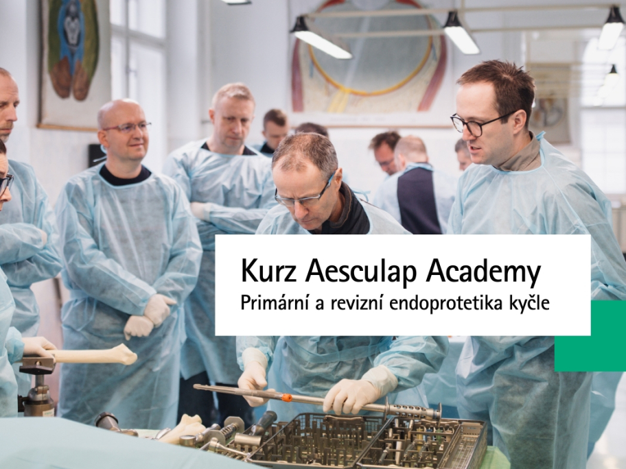 Kurz Aesculap Academy | Primárí a revizní endoprotetika kyčle