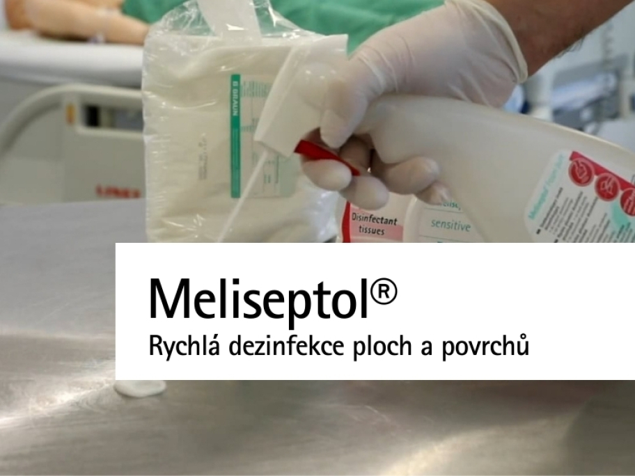 Rychlá dezinfekce ploch a povrchů citlivých na alkohol