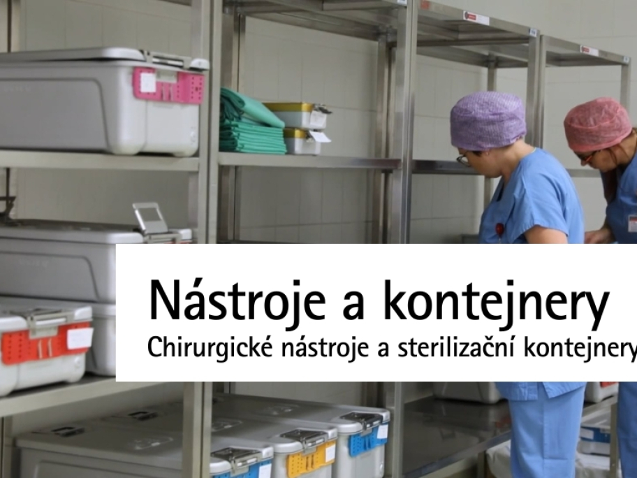 Nejmodernější chirurgické nástroje a sterilizační kontejnery AESCULAP® ve Zlíně