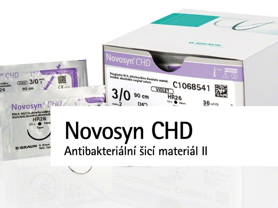 Novosyn CHD antibakteriální šicí materiál II