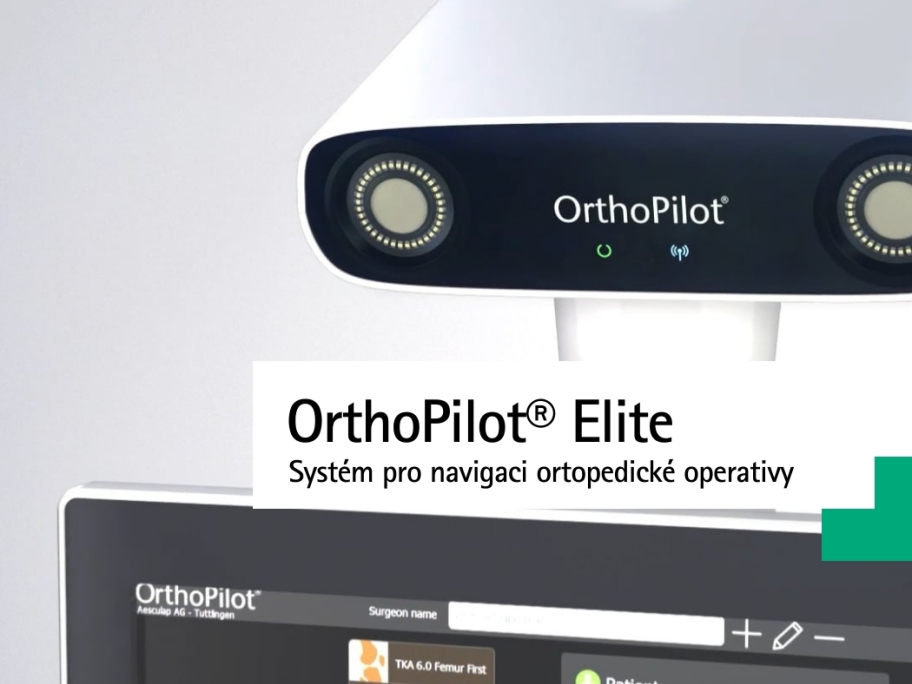 OrthoPilot® Elite systém pro navigaci ortopedické operativy