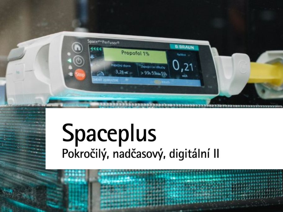Spaceplus infuzní technika pokročilá, nadčasová, digitální 