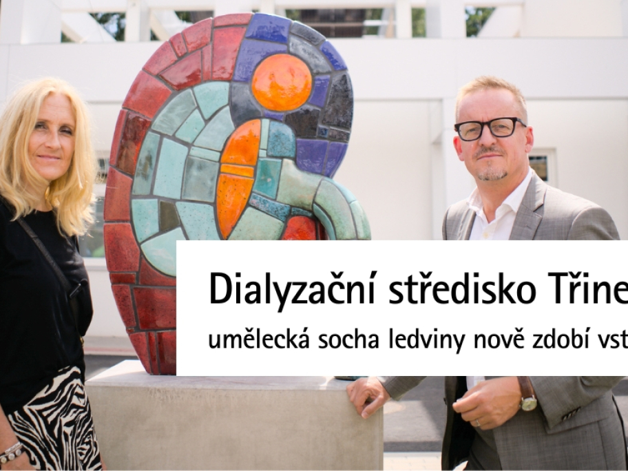 Supermoderní dialyzační středisko a nové umělecké dílo v Třinci