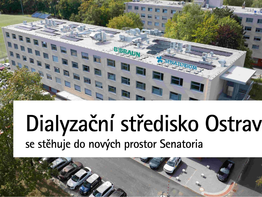 Dialyzační středisko B. Braun Avitum Ostrava získá více prostoru i specializací v zázemí Senatoria