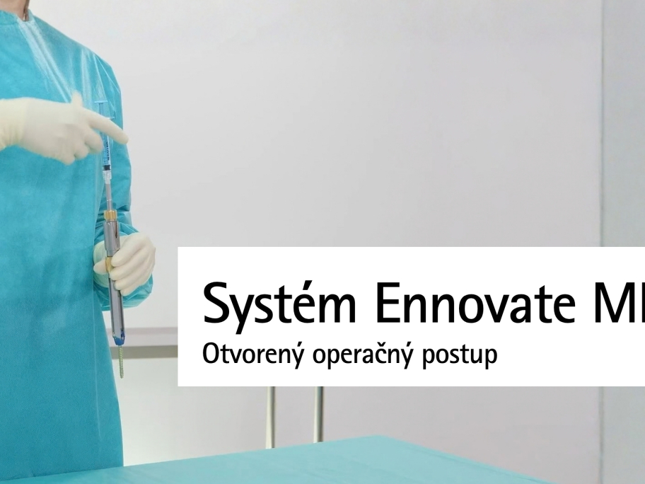 Augmentácia fenestrovaných skrutiek  systémom Ennovate MIS