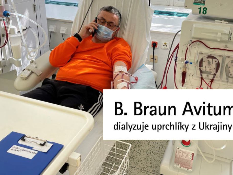 B. Braun Avitum dialyzuje uprchlíky z Ukrajiny