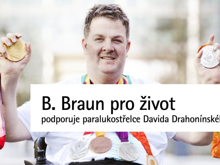 B. Braun pro život podporuje paralukostřelce Davida Drahonínského