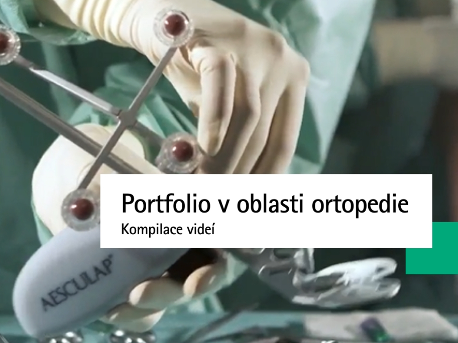 Portfolio v oblasti ortopedie