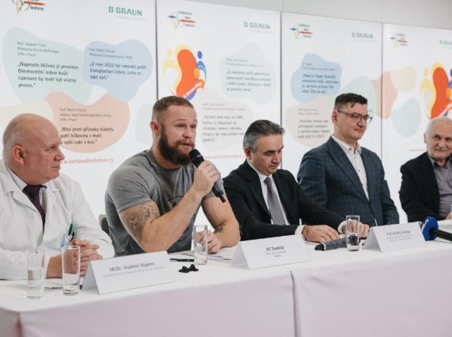 Tisková konference ke Světovému dni ledvin 2023 v Praze