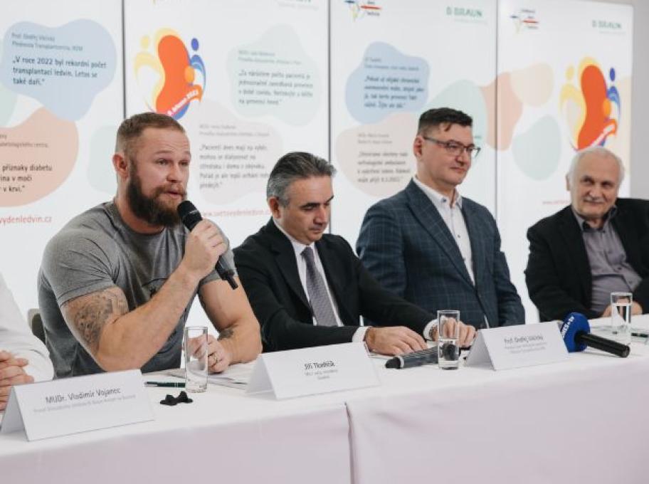 Tisková konference ke Světovému dni ledvin 2023 v Praze