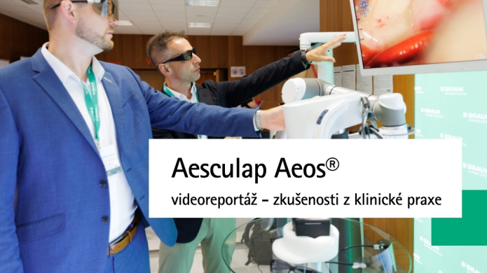 Představení 3D exoskopu Aesculap Aeos na Kongres ORL v Hradci Králové 2026