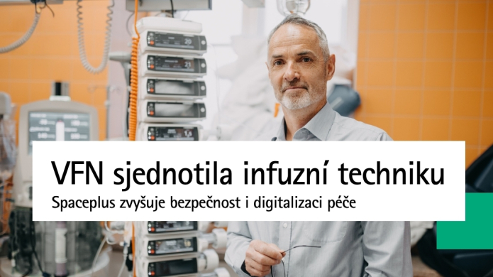Doc. Bláha z VFN o sjednocení infuzní techniky Spaceplus a zvýšení bezpečnosti pacientů
