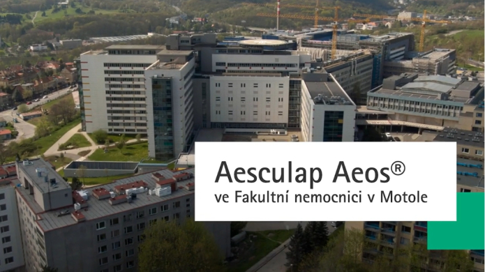 Aesculap Aeos ve Fakultní nemocnici v Motole