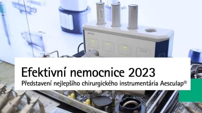 Efektivní nemocnice 2023 | Představení nejlepšího chirurgického instrumentária Aesculap®