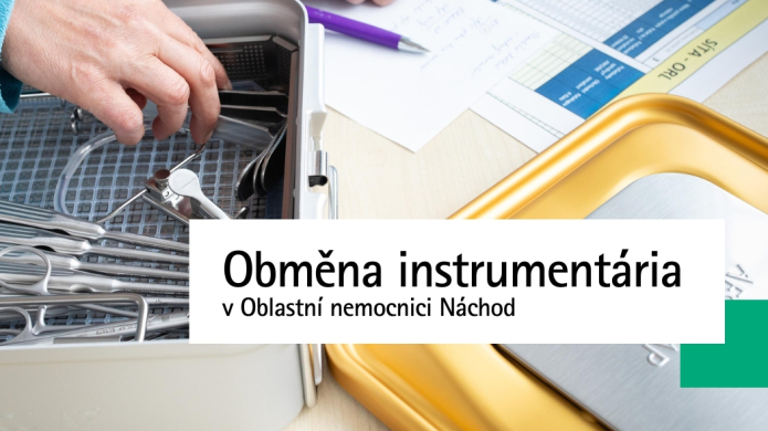 Obměna instrumentária v Oblastní nemocnice Náchod
