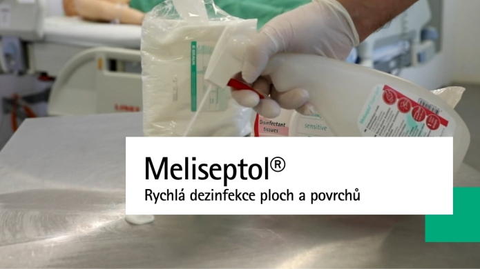 Rychlá dezinfekce ploch a povrchů citlivých na alkohol