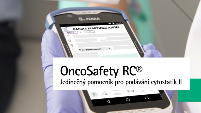 OncoSafety Remote Control®pomocník pro podávání cytostatik