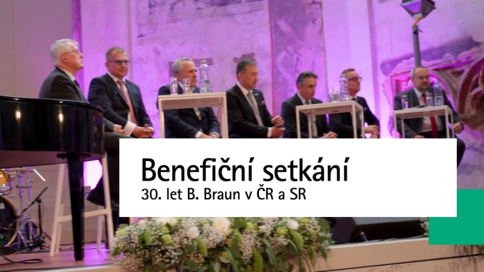 Benefiční setkání u příležitosti 30. let B. Braun v ČR a SR