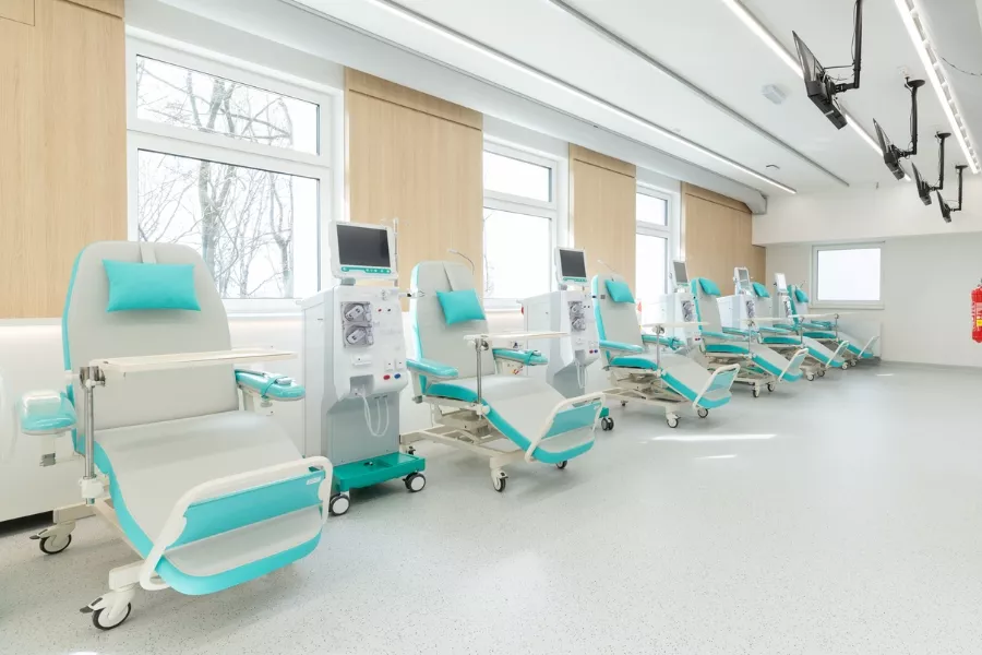 Sál dialyzačního střediska Třinec