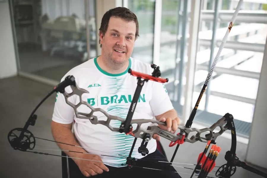 David Drahonínský, paralympijský lukostřelec a ambasador projektu B. Braun pro život