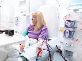 Pacientka Barbora Brožová, která pravidelně navštěvuje Dialyzační středisko v Ústí nad Orlicí