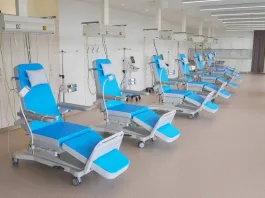 Onkologický stacionář vybavený SpacePlus a Cytosety pro bezpečné podávání cytostatik 