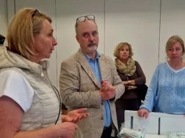 Aplikační specialista Kateřina Bilinová a Product Owner Tomáš Kovrzek