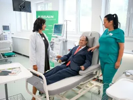 Priestory zrekonštruovaného dialyzačného strediska B. Braun Avitum v Dolnom Kubíne