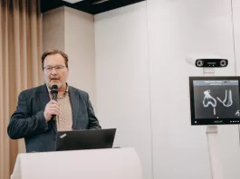 doc. MUDr. Tomáš Tomáš, Ph.D., přednosta I. ortopedické kliniky FN u sv. Anny v Brně na kongresu ČSOT 2025