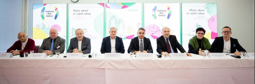 Tisková konference ke Světovému dni ledvin 2024 v Prahe Tisková konference ke Světovému dni ledvin 2024 v Prahe