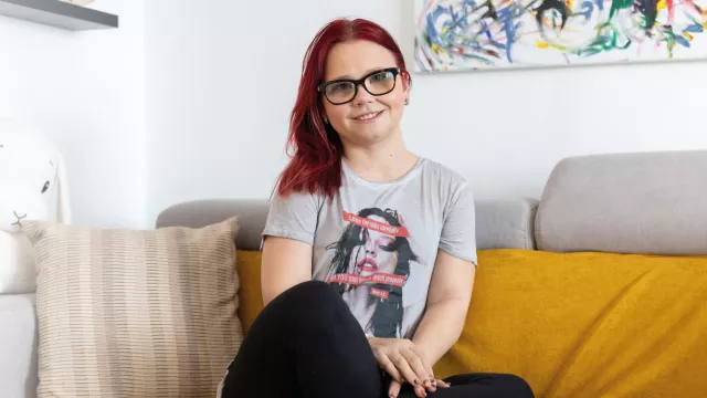 Pacientka na domácí dialýze Nella Lišková